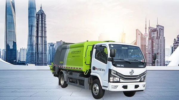 凌宇壓縮式垃圾車(chē)-固廢生活垃圾污物克星！